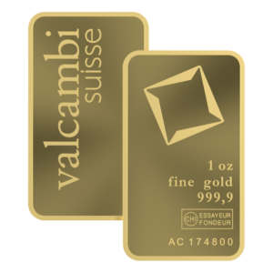 1 Ounce Valcambi Minted Gold Bar
