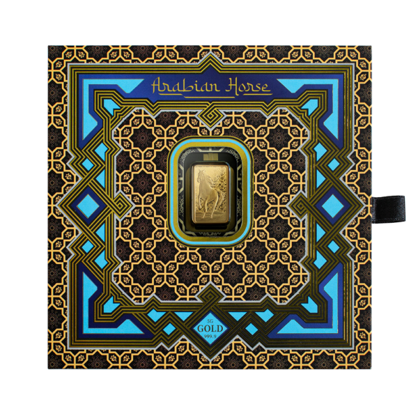 5 Gram PAMP Arabian Horse Pure Gold Bar - Image 8