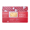 5 Gram PAMP Coca-Cola Holiday Polar Bears Pure Gold Bar - Image 2