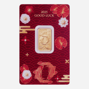 5 Gram PAMP Good Luck - Koi Fish Pure Gold Bar