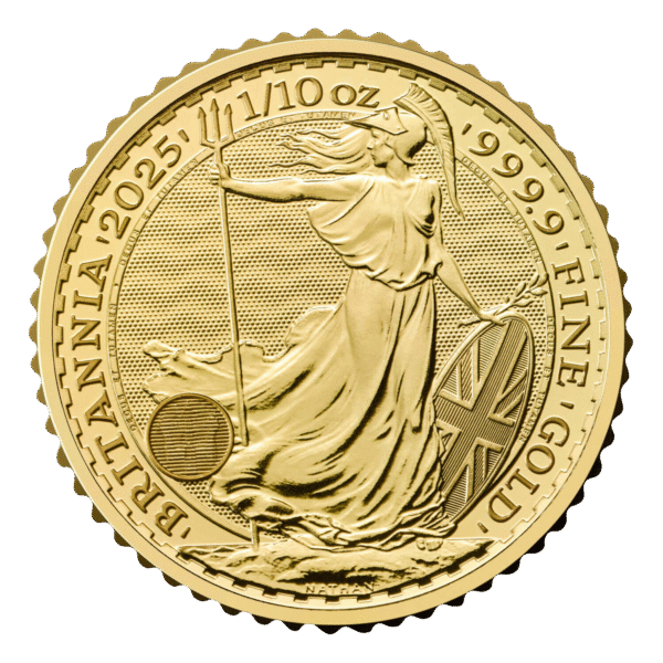 ⅒ Ounce Britannia 2025 Royal Mint Pure Gold Coin - Image 2