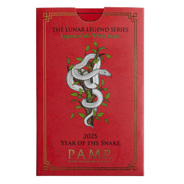 5 Gram PAMP 2025 Lunar Year of the Snake Pure Gold Bar - Image 5