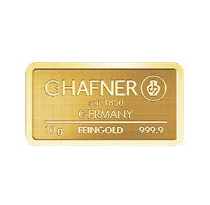 10 Gram C.Hafner Minted Gold Bar