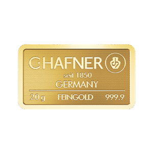 20 Gram C.Hafner Minted Gold Bar