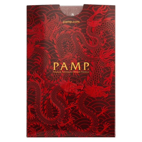 1 Ounce PAMP Good Luck Yellow Dragon Pure Gold Bar - Image 5