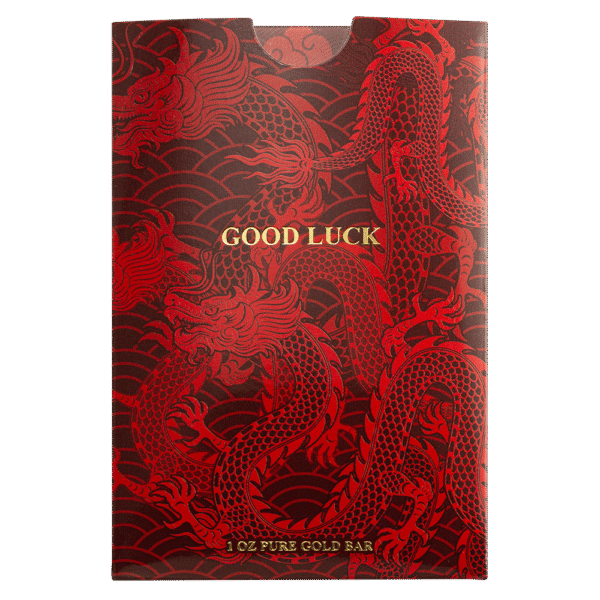 1 Ounce PAMP Good Luck Yellow Dragon Pure Gold Bar - Image 6