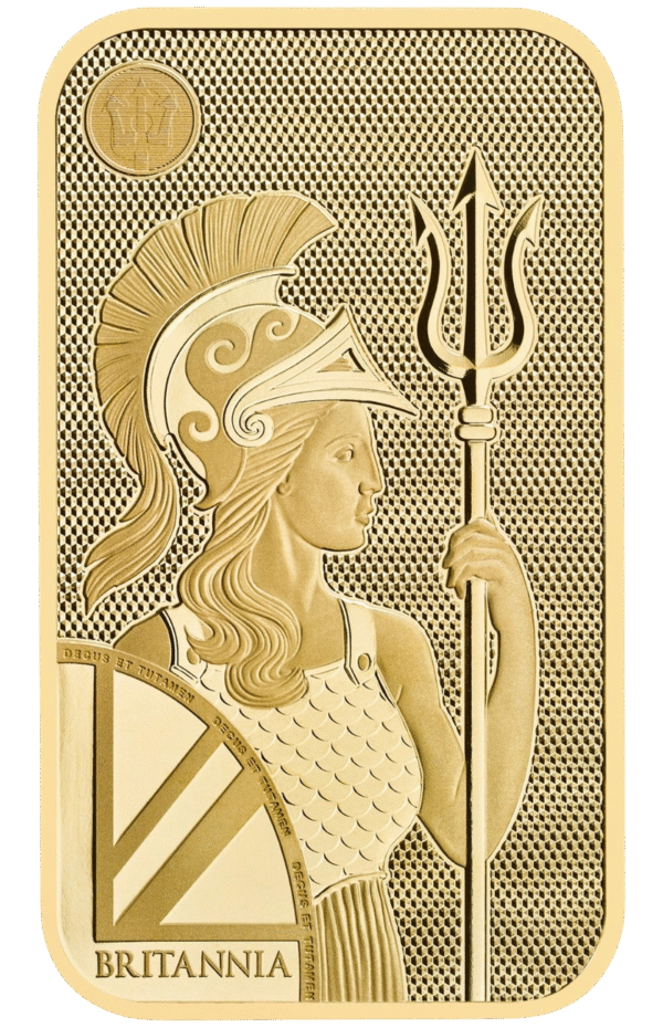 50 Gram Royal Mint Britannia Minted Gold Bar - Image 3