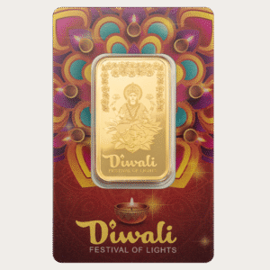 1 Ounce PAMP Diwali Lakshmi & Rangoli Pure Gold Bar 2025