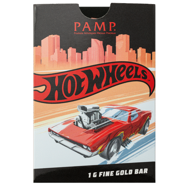 1 Gram PAMP Hot Wheels Race to Win Gold Bar - Image 5