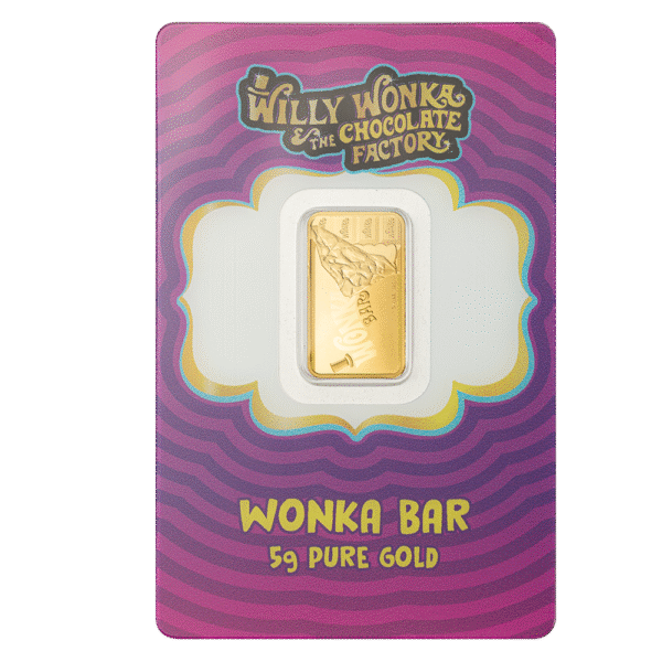 5 Gram PAMP Willy Wonka Chocolate Design Pure Gold Bar 2025