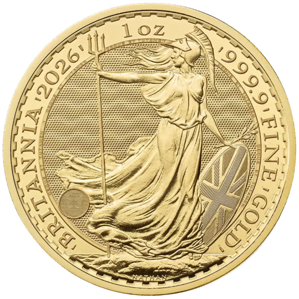 1 Ounce 2026 Britannia Royal Mint Pure Gold Coin - Image 2