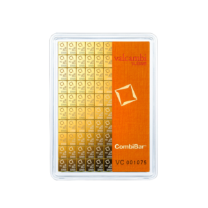 100 Gram Valcambi Minted Gold Combi Bar