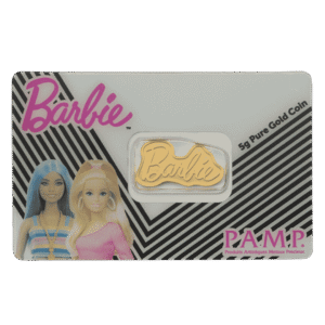 5 Gram PAMP Barbie Pure Gold Bar