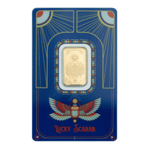 5 Gram PAMP Lucky Scarab Pure Gold Bar